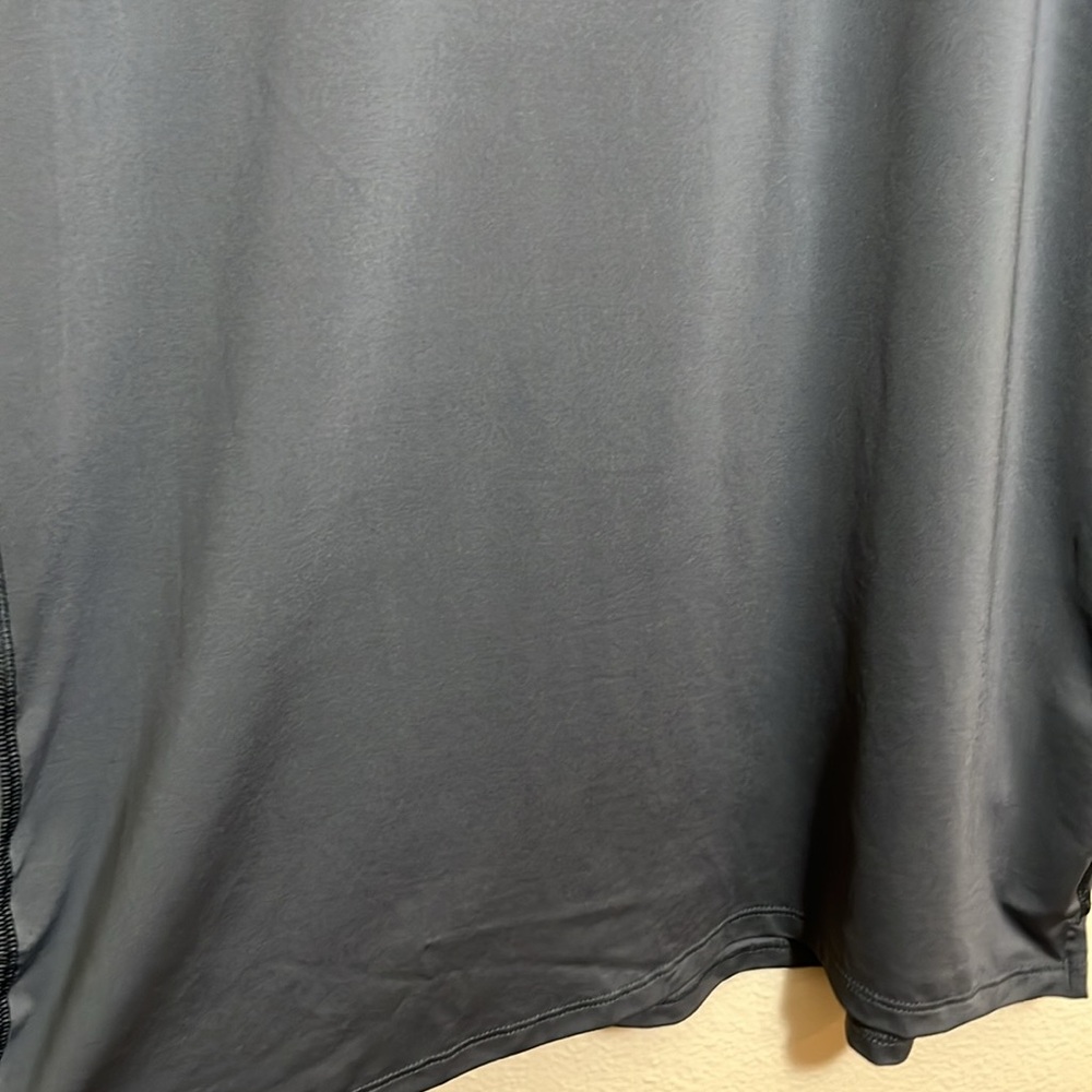 Nike Pro Dri-Fit Gray Slim Fit Short Sleeve T-Shirt - Picture 6 of 12